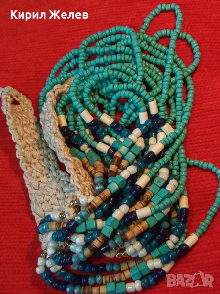 РАЗКОШНА МЪНИСТЕНА БЕДУИНСКИ ЕТНО СТИЛ ОГЪРЛИЦА РЪЧНО ИЗРАБОТЕН ТРАДИЦИОНЕН НАКИТ с ОПЛЕТКА 38722, снимка 1