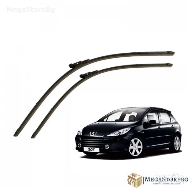 Предни чистачки за Peugeot 307 2бр/к-т, снимка 1
