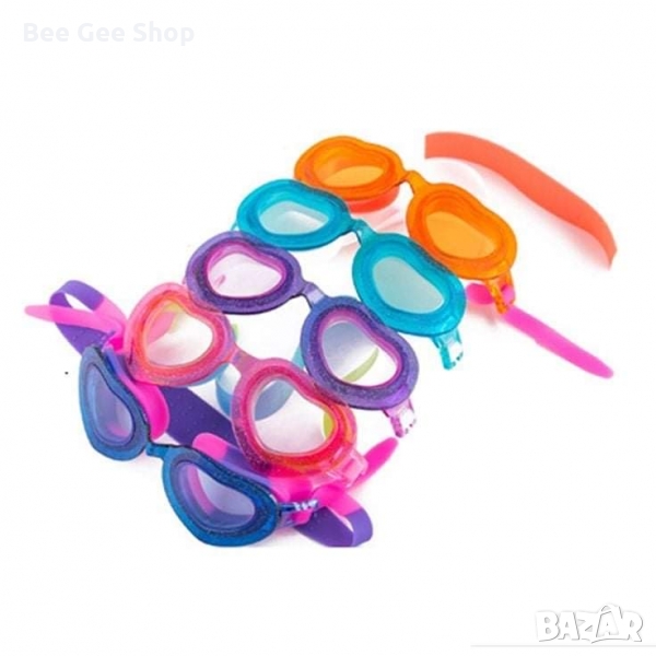 Детски плувни очила сърца , снимка 1