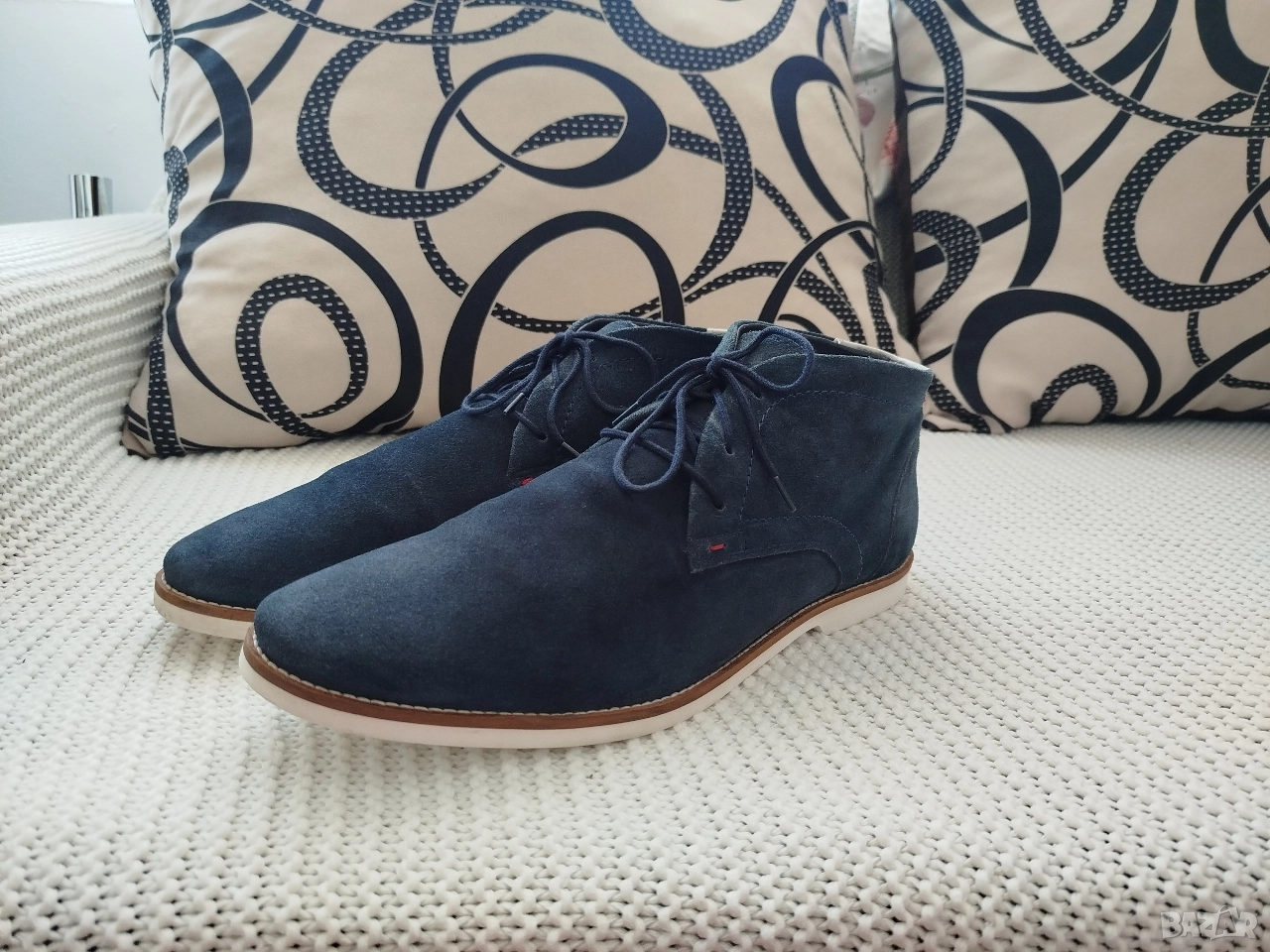 EU 45 SMH Мъжки Обувки / Велур /, снимка 1