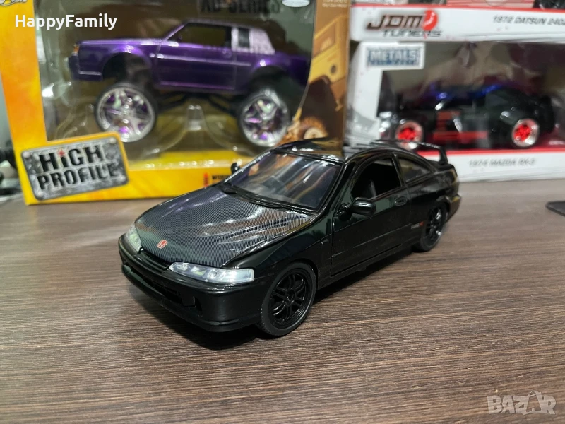 Мащабен модел Honda Integra Jada Toys 1995 Бързи и Яростни 1:24, снимка 1