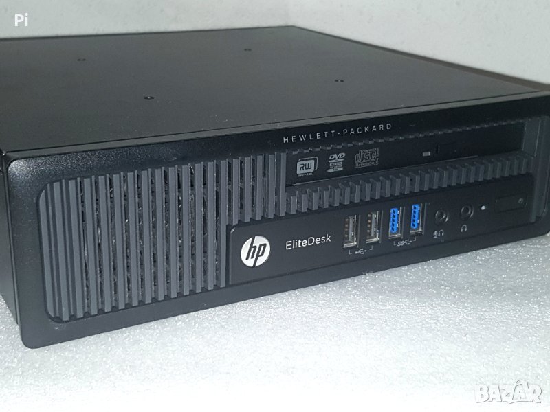 Утратънък настолен бизнес компютър HP EliteDesk 800 G1 /VPN клиент с Анти Банер, снимка 1