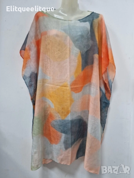 Плажна туника от 100% памук – Стил и комфорт за лятото, снимка 1