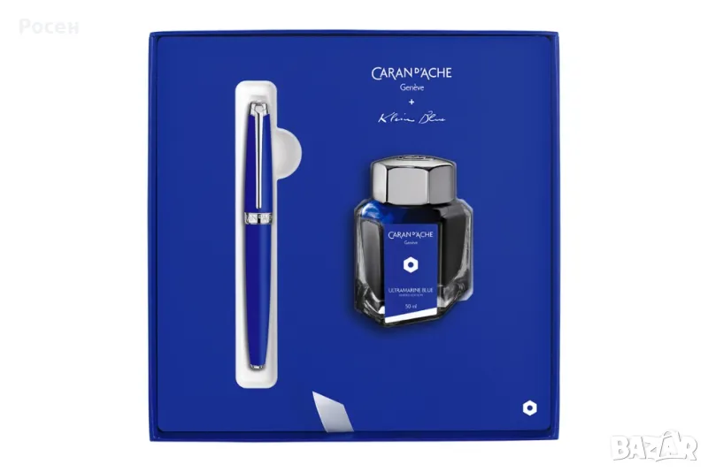 Писалка сет Caran d'Ache Klein Blue 4799-648, снимка 1