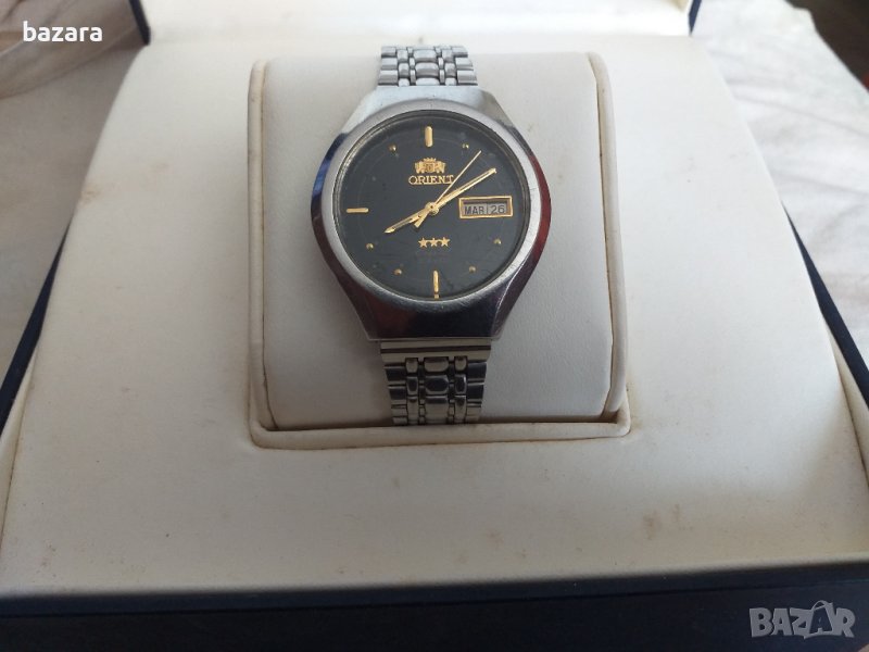 Ориент с черен циферблат, снимка 1