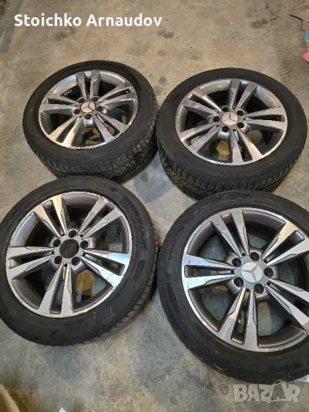 Джанти 17" със Зимни гуми и датчици от Mercedes E200 w212, снимка 1