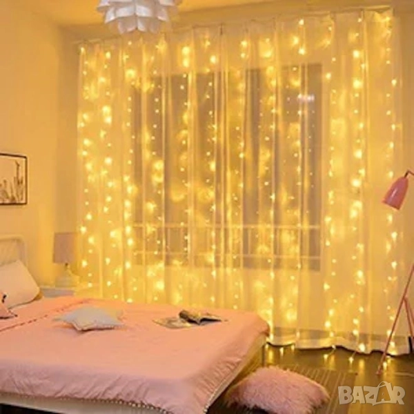 LED светеща завеса, снимка 1