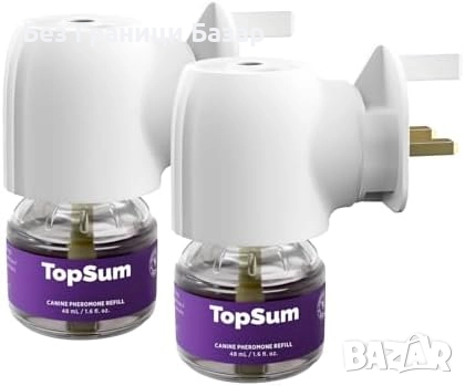 Нови 2 броя Успокояващ дифузер за контакт кучета антистрес и феромони, снимка 1