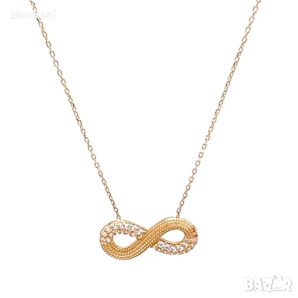 Златно колие 2,17гр. 43см. 14кр. проба:585 модел:28112-1, снимка 1