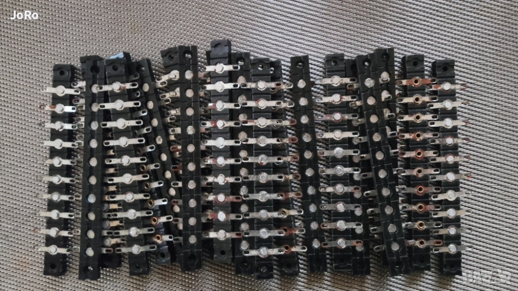 20 броя Реглети за обемен монтаж на радиоелементи., снимка 1