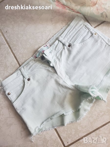 Ментови Къси дънки Бершка, снимка 1