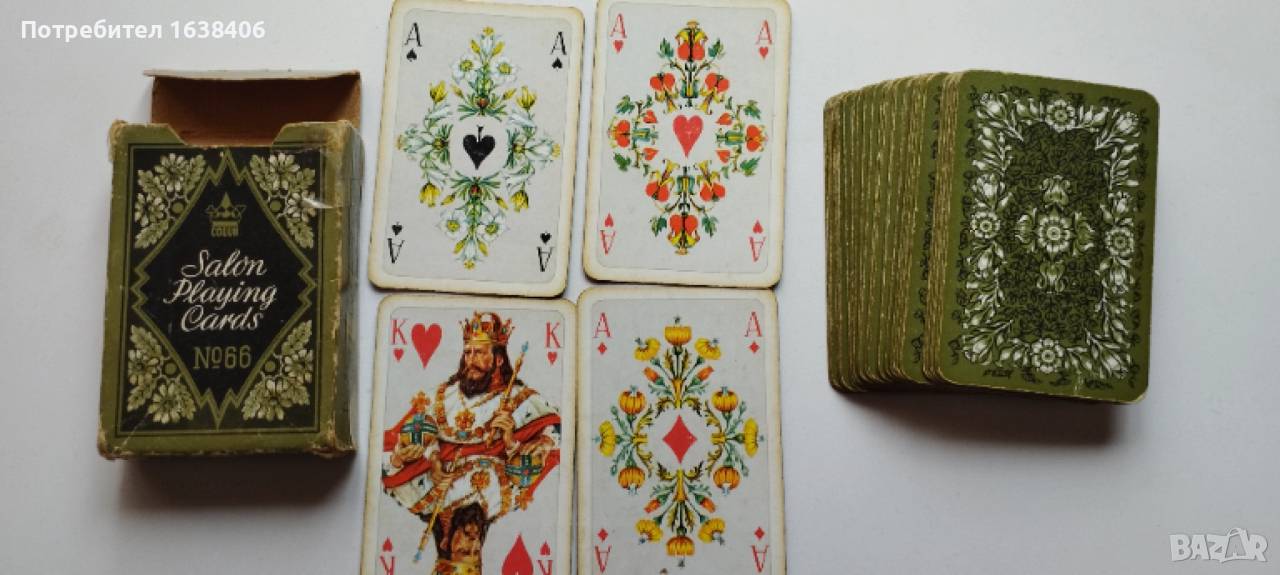 Стари карти за игра., снимка 1