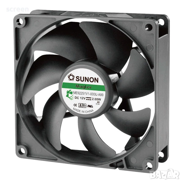 Продава Вентилатор ME92251V1-000U-A99 DC12V 2W 92x92x25 Maglev, снимка 1