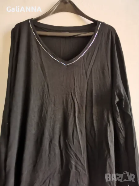 СТРАХОТНА ТУНИКА ЕФЕКТНО БИЕ КАМЪНИ 3XL-4XL, снимка 1