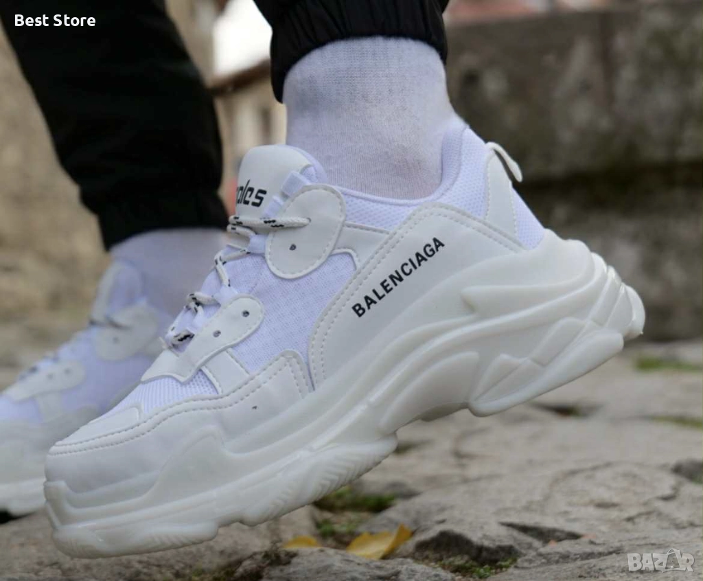 Balenciaga Triple S Бели Дамски Маратонки 36-40 Номер , снимка 1