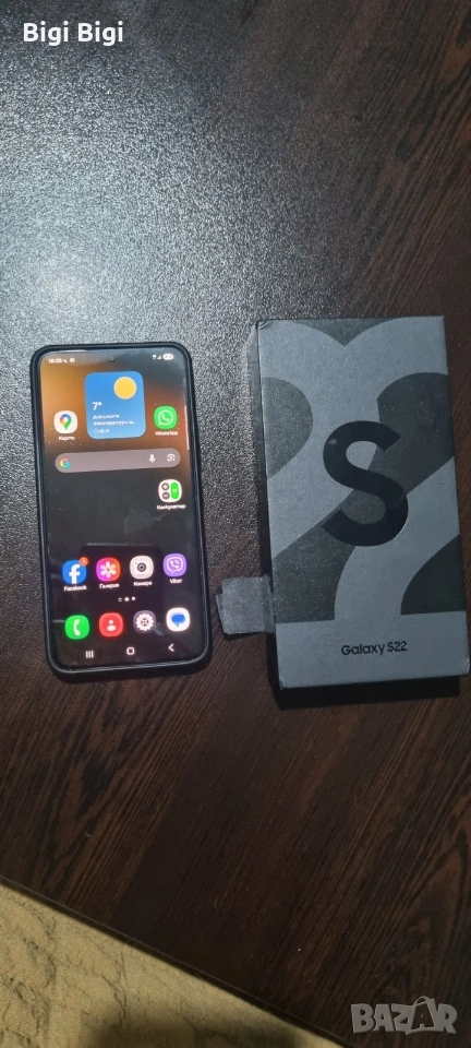 Samsung S22 много добро състояние , снимка 1