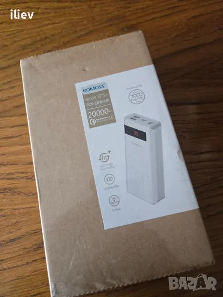 Romoss 6PS+ powerbank 20000mAh | 18W Чисто нова., снимка 1
