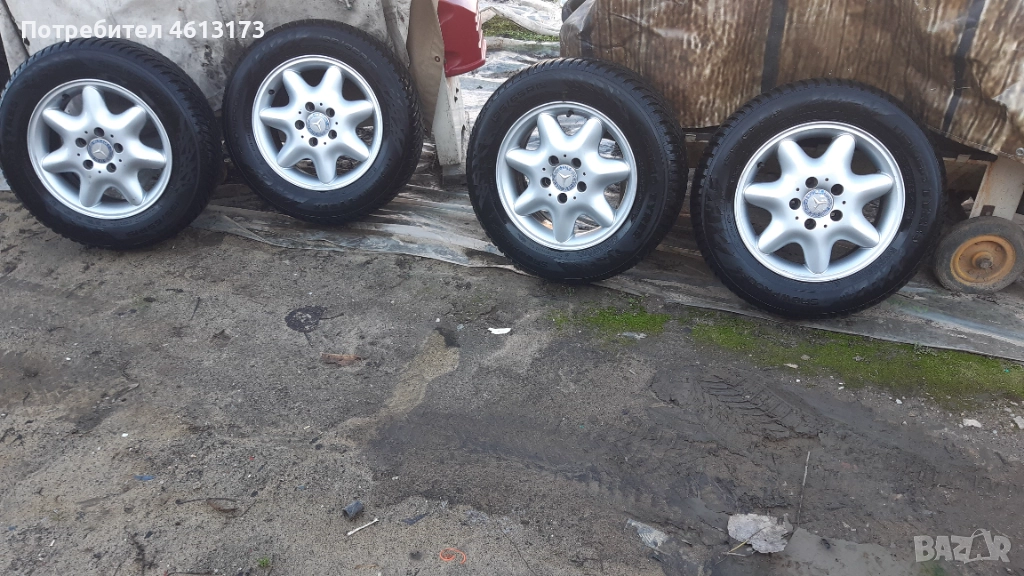 Джанти 15' за Мерцедес с гуми Нокиан 195/65/15 Дот 06/24, снимка 1