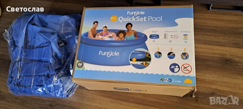 Басейн с електрически филтър, снимка 1