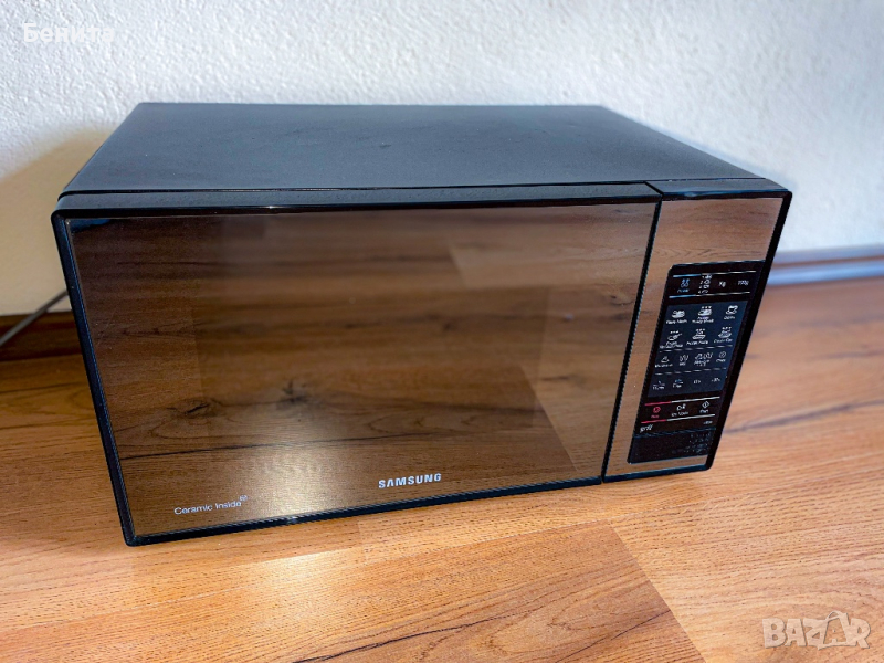 Микровълнова печка Samsung с луксозен дизайн Black Mirror 23, GE83X, снимка 1