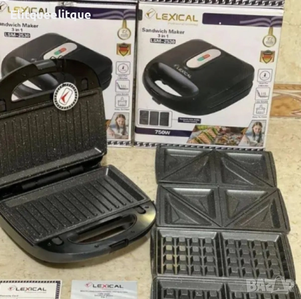 Грил - тостер, LEXICAL, 3В1, снимка 1