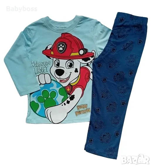 Пижама за момче с Маршал от Пес Патрул, снимка 1