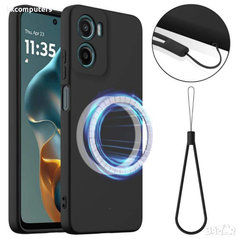 Шокоустойчив магнитен калъф за Motorola Moto G06 4G / Moto G06 Power 4G- Силикон + PC, Magsafe, 4 цв, снимка 1
