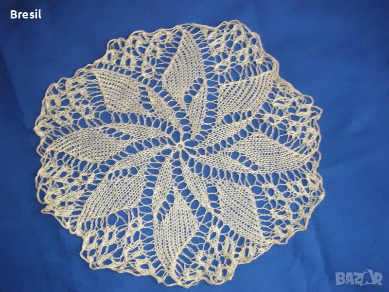 Дантелени покривки звезда подарък Карета Тишлайфери Плетени покривки за маса, снимка 1