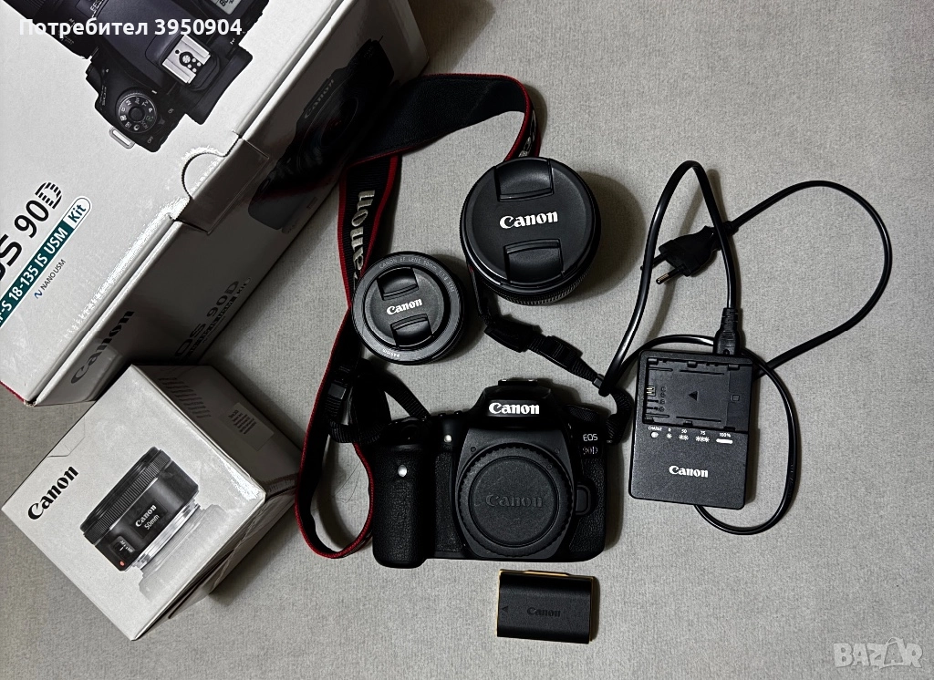 Canon 90D с Canon 50mm f/1.8 и Canon 18-135mm f/3,5-5,6 IS Nano STM, снимка 1