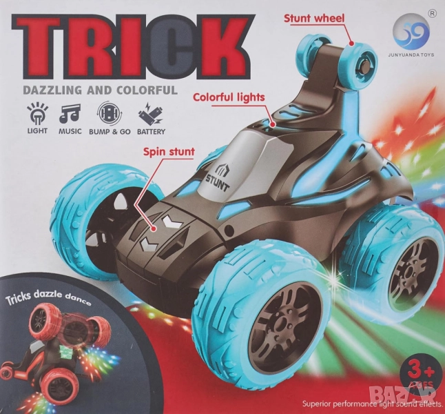 Луда музикална кола със светлини и въртене на 360°, снимка 1