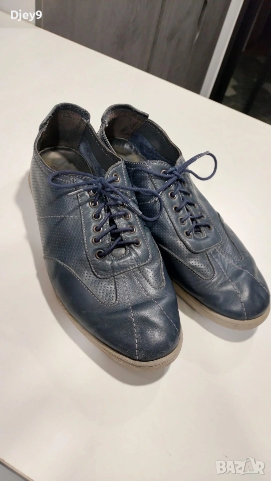 луксозни и леки мъжки обувки естествена кожа , снимка 1