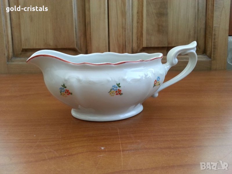 Стар български порцелан сосиера, снимка 1