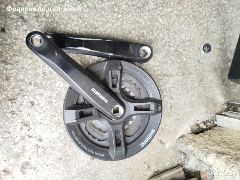 Курбел за електрически велосипед колело Shimano fc m 171, снимка 1