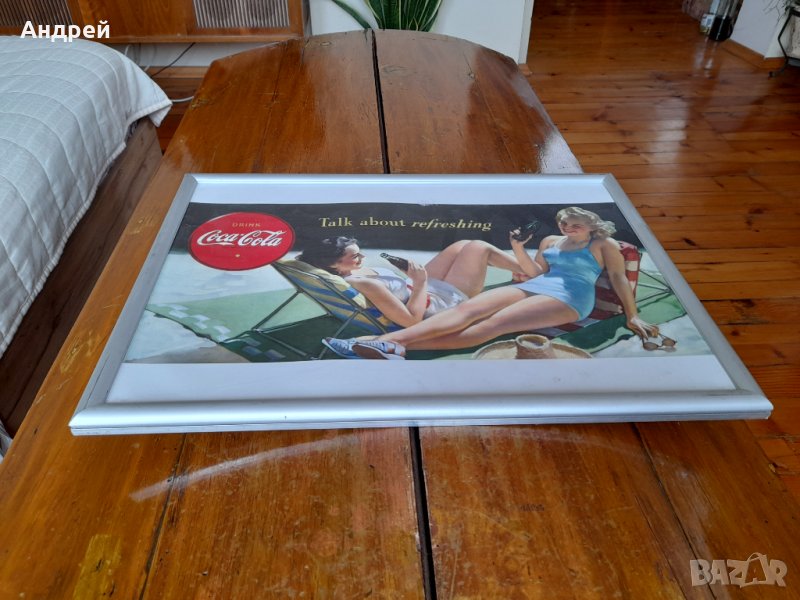 Стара рекламна картина Кока Кола,Coca Cola, снимка 1