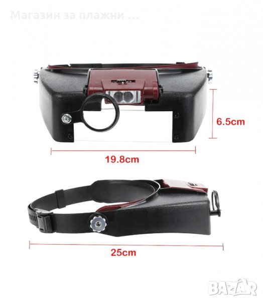 РАБОТНИ ЛУПИ ЗА ГЛАВА С РАЗЛИЧНИ УВЕЛИЧЕНИЯ, МОДЕЛ 81007 - код 81007, снимка 1