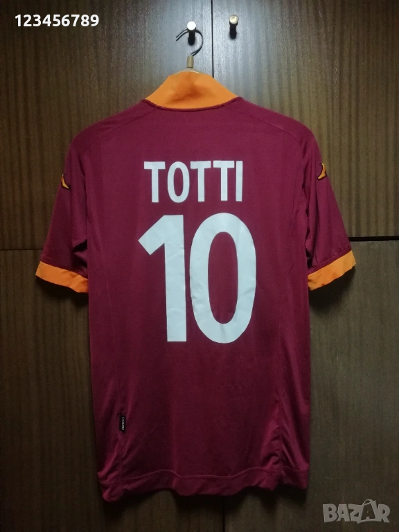 AS Roma Totti Kappa 2012/2013 оригинална тениска фланелка Рома Франческо Тоти, снимка 1
