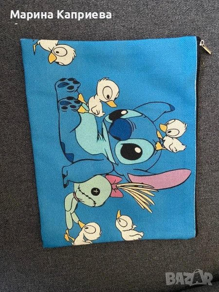 Нов текстилен тематичен несесер на Стич, снимка 1