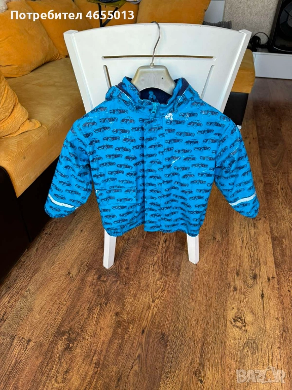 ПОДАРЯВАМ Детско яке водонепропоскливо на коли и светлоотразителни ленти, снимка 1