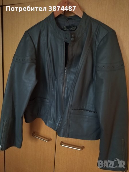 Продавам кожено дамско яке, снимка 1