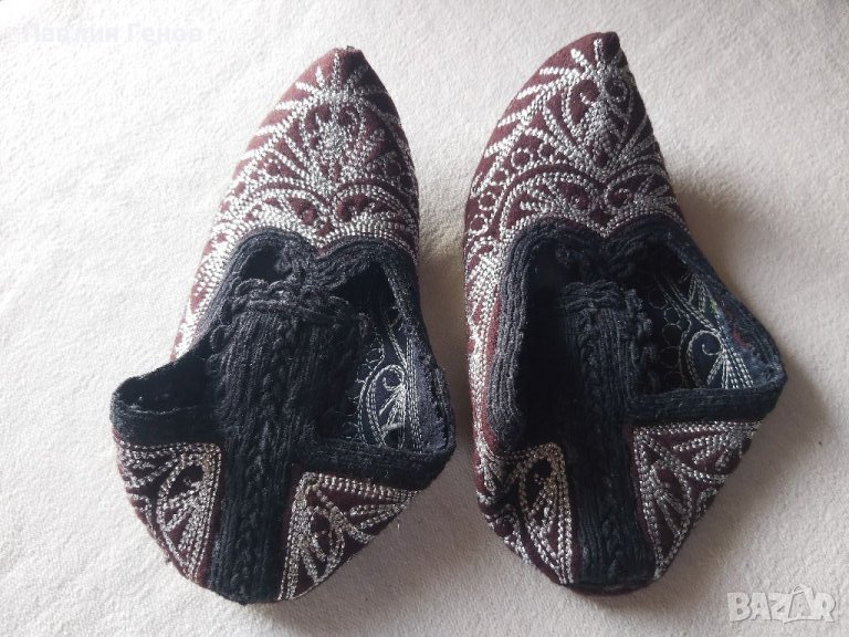 Автентични вълнени везани терлици, снимка 1
