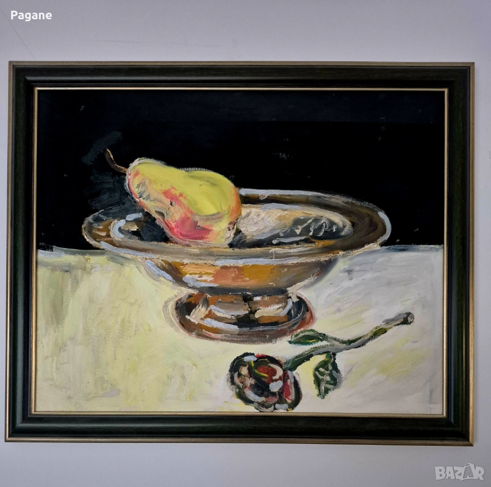 Масло на платно натюрморт , снимка 1
