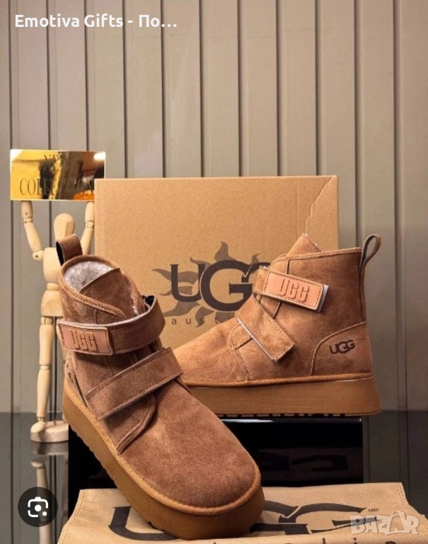 Дамски велурени боти UGG, снимка 1