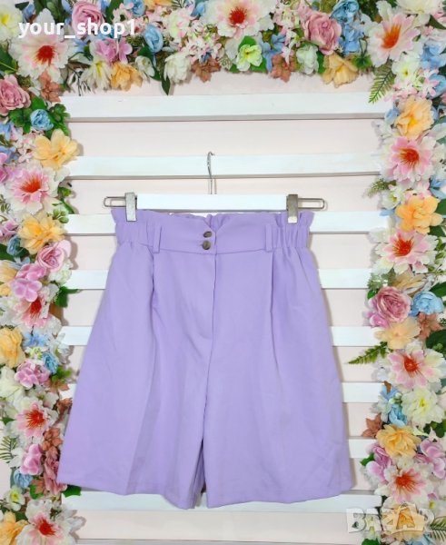 Дамски къси панталони лилаво , снимка 1