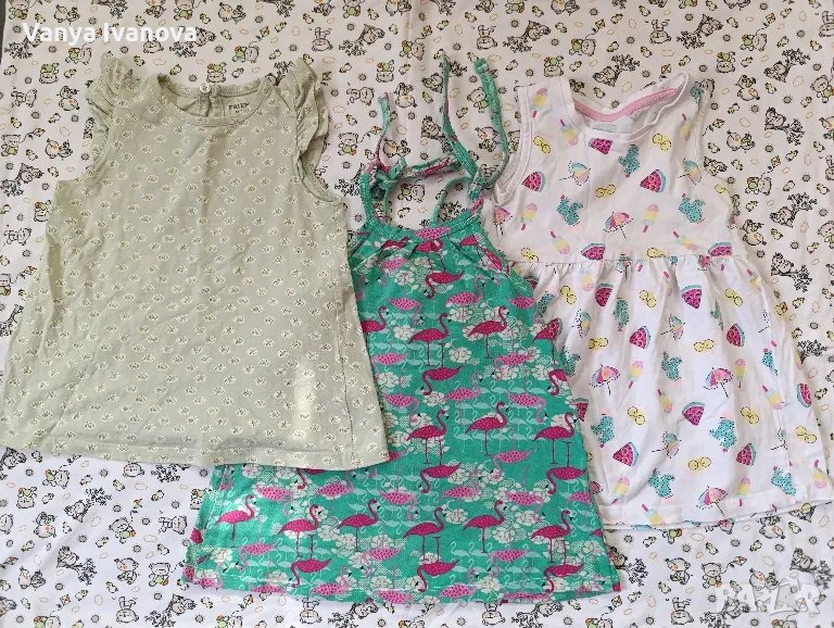 Лот 3 роклички 74-80, снимка 1