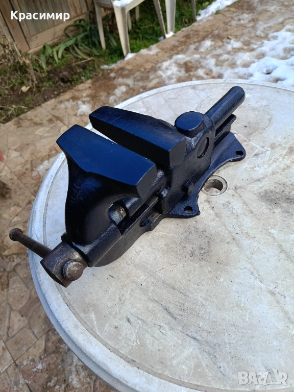 Немско стоманено менгеме - 18 кг. "HEUER" отлично състояние , снимка 1