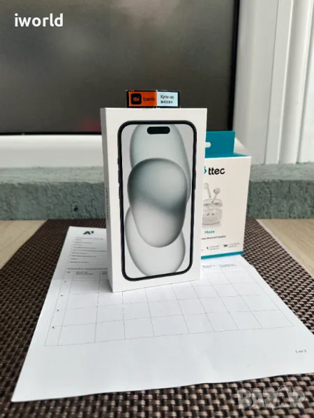  24м Гаранция❗️ iphone 15 ❗️Лизинг от 56лв/м❗️ black❗️ черен ❗️128гб, снимка 1