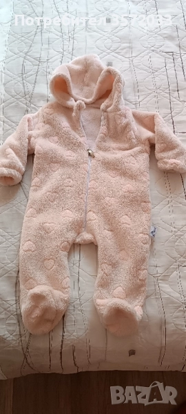 Бебешки плюшен ромпър, снимка 1