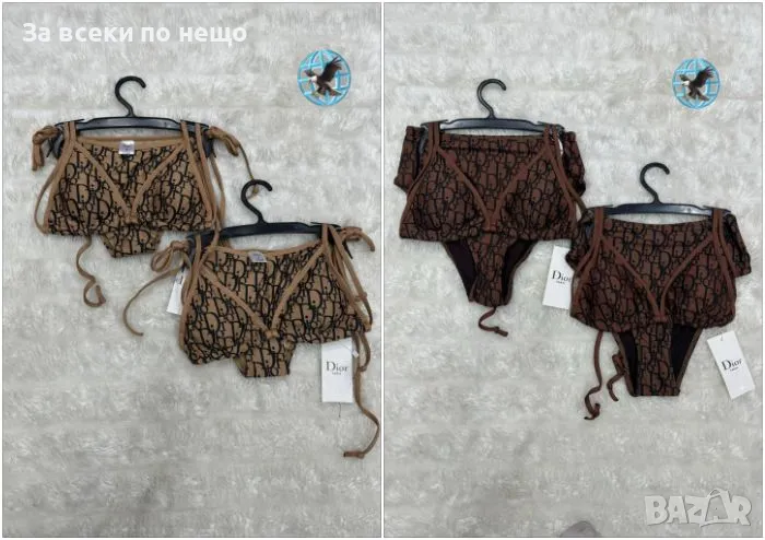 Christian Dior Дамски Бански С 2 Части👙Дамски Бански С Две Части Кристиян Диор 👙2 Цвята👙Код D2299, снимка 1