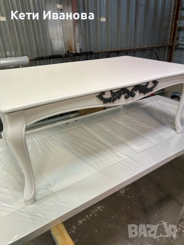 Бяла холна маса, снимка 2 - Маси - 53727014