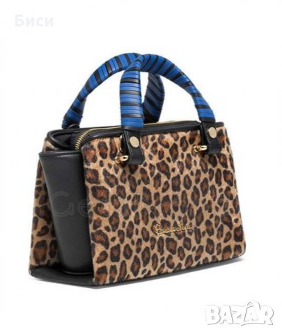 Braccialini -оригинална нова италианска чанта ,естествена мека кожа, снимка 2 - Чанти - 35716449